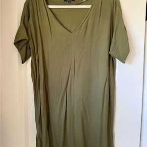 Madewell Olive Green V-Neck Tunic